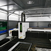 FL-L1560FHR-2000-D220-Raycus Лазерный станок для резки листового металла и труб с кабинетной защитой